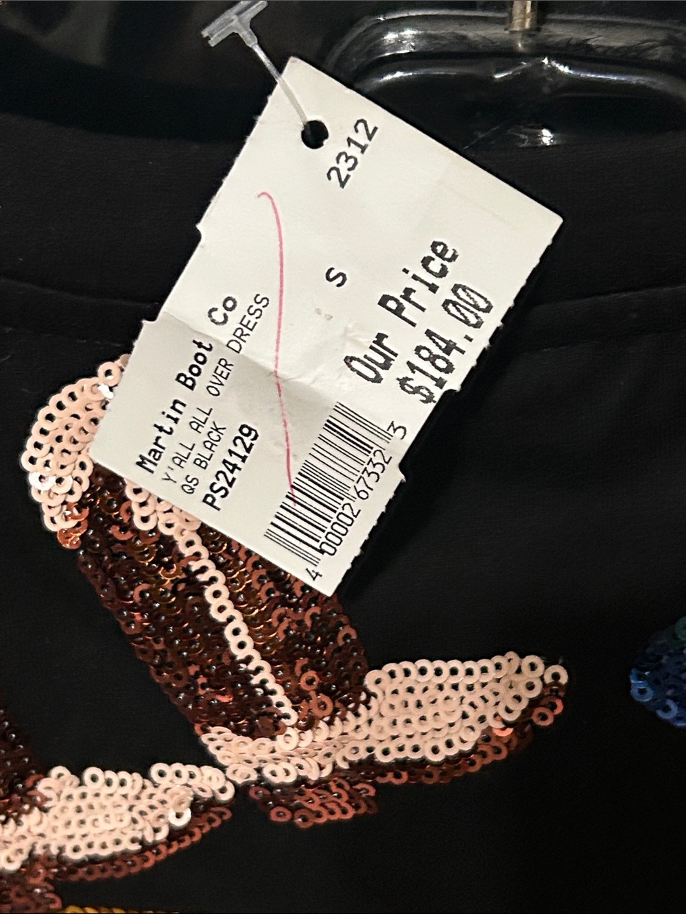 Queen of Sparkle sequin and appliqué tshirtdress - Picture 5 of 6